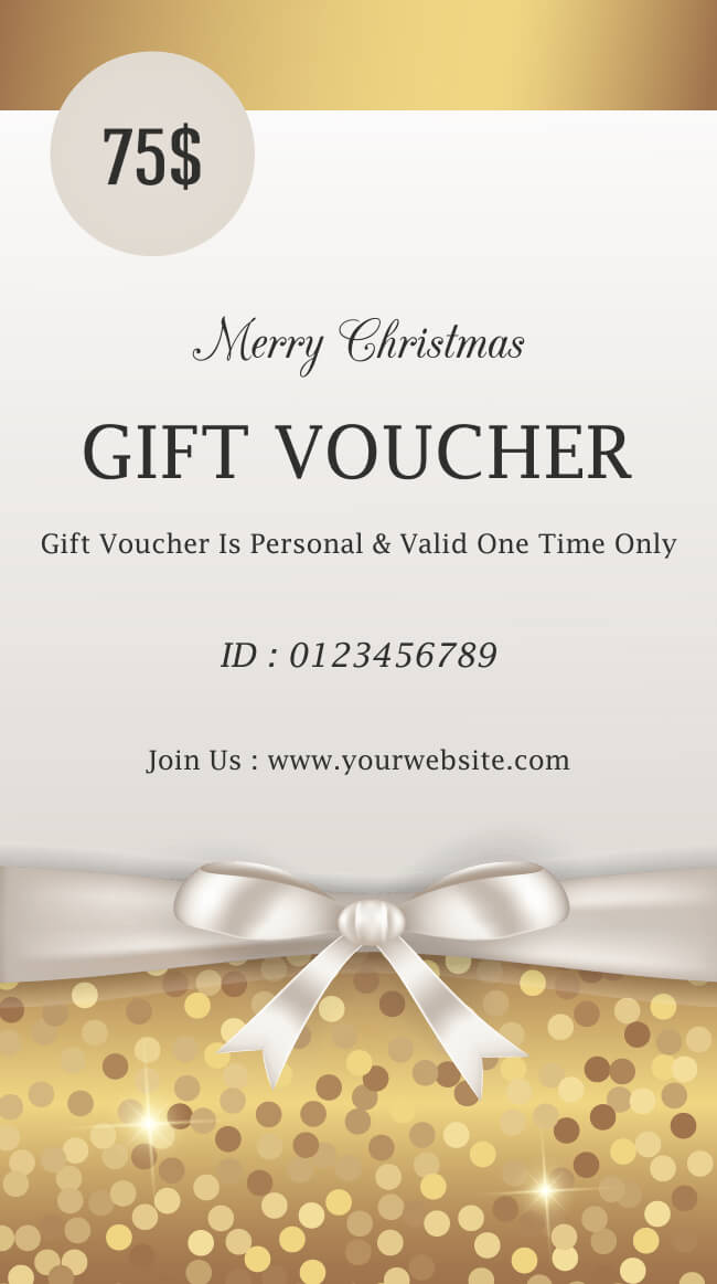 Christmas Gift Voucher Ideas Create Festive Designs