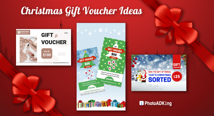 Christmas Gift Voucher Ideas Create Festive Designs