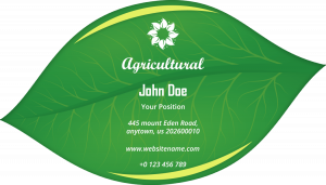 agricultural business card design