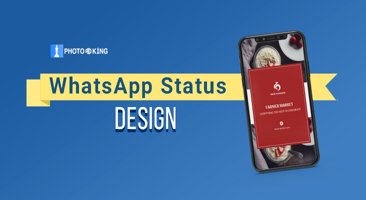 whats app status design