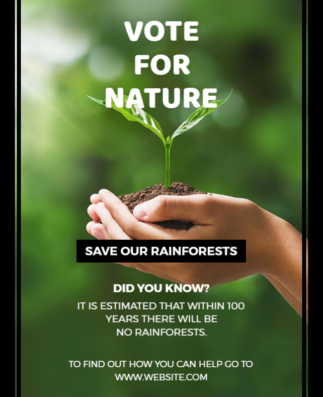 nature poster template