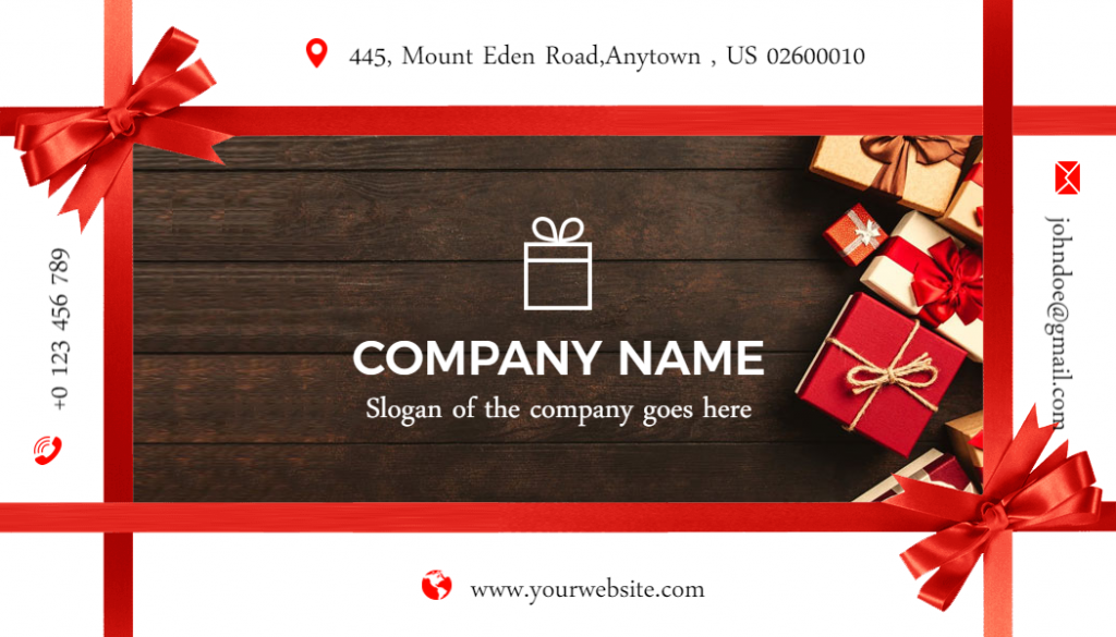 30+ Examples of Gift Card Designs