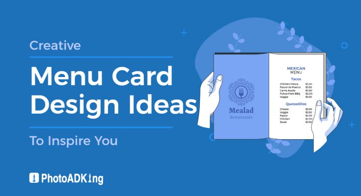Menu Card Design Ideas