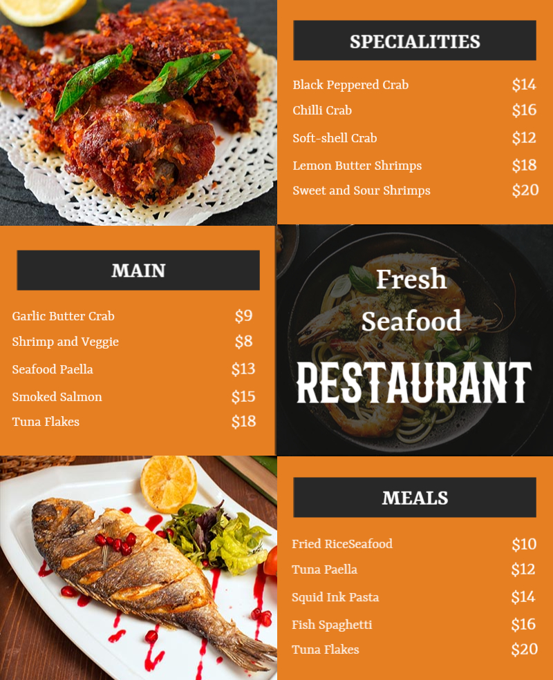 What Are The Characteristics Of A Good Menu Card at Stephen Feldman blog