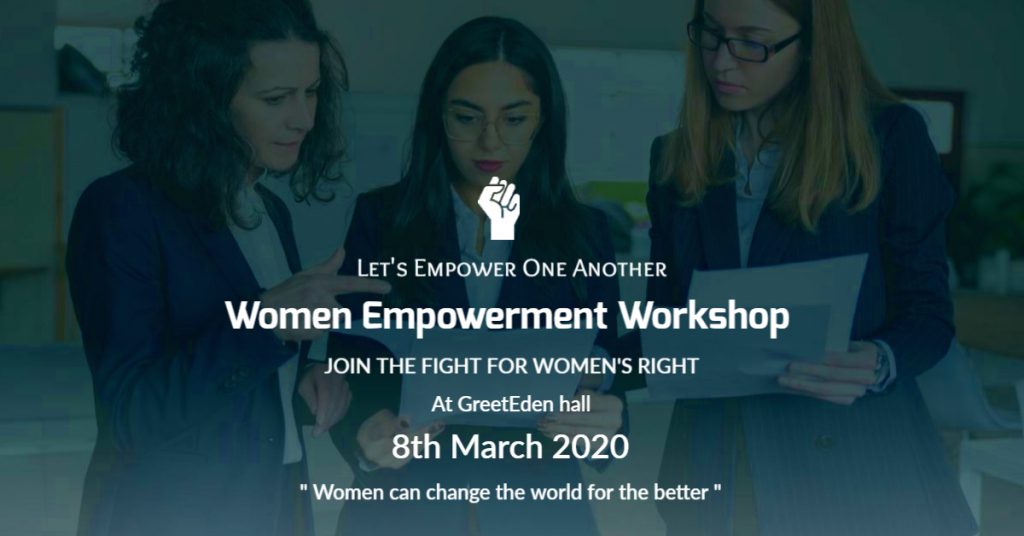 women empowerment workshop invitation template