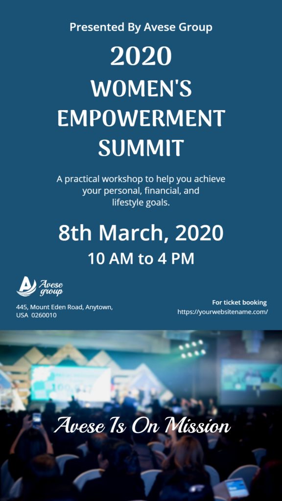 women's empowerment summit template