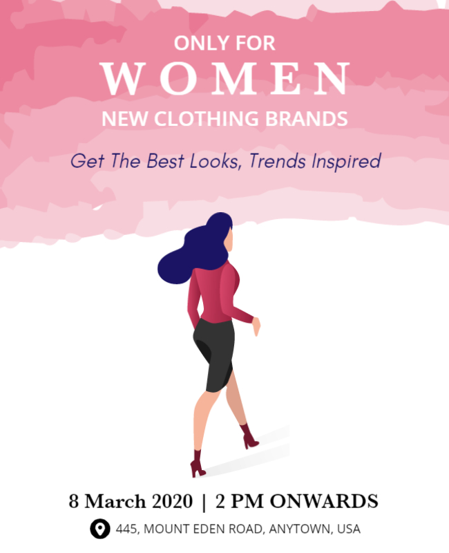 women day invitation card