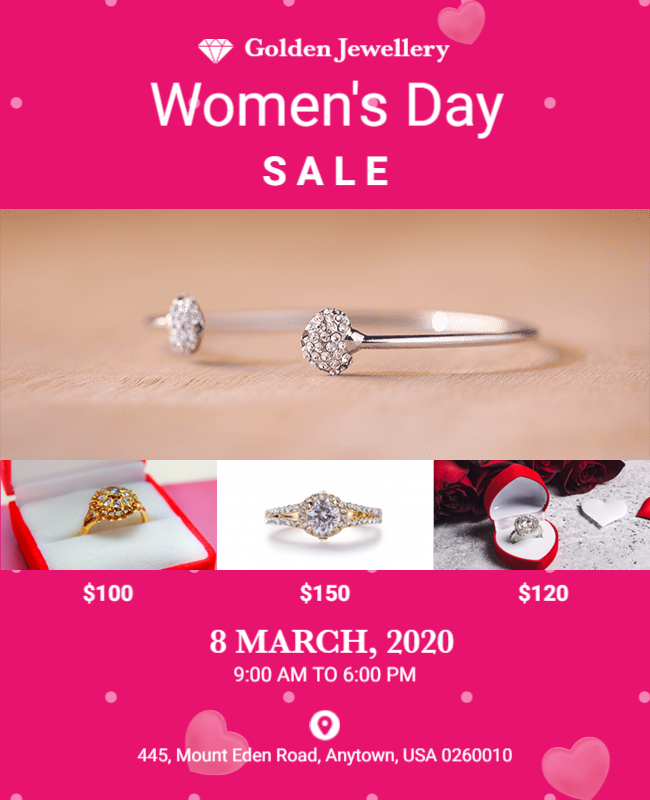 women day sale template