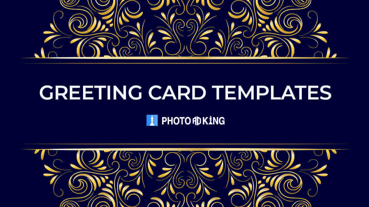 10 Last minute greeting card designs templates online PhotoADKing