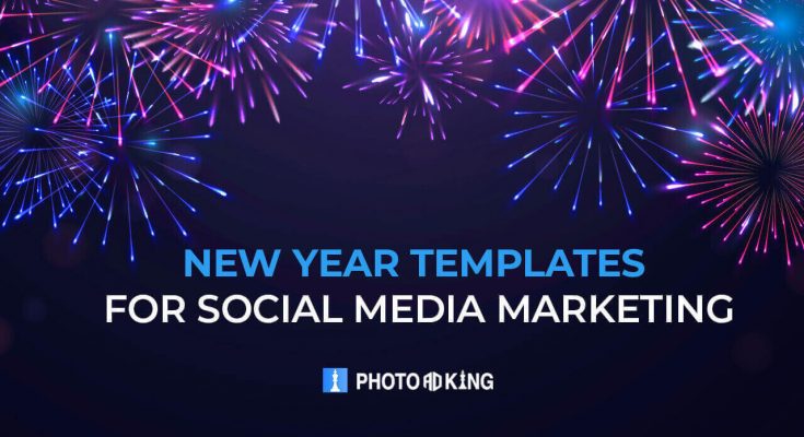 New Year Templates for Social Media Marketing
