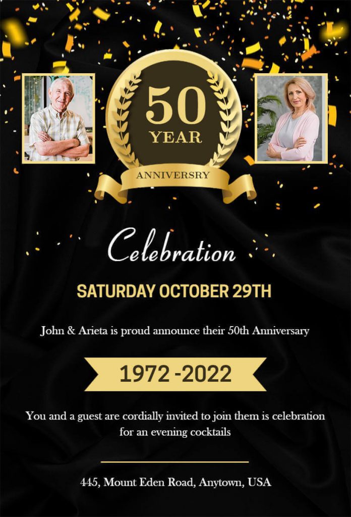 Anniversary Invitation Templates