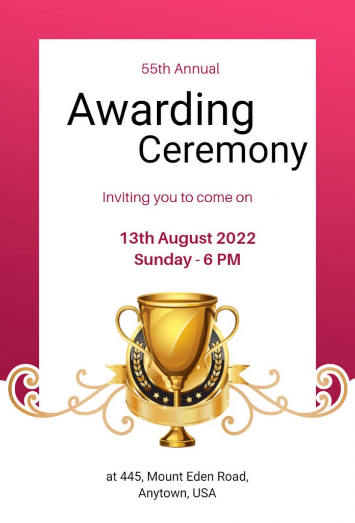 Ceremony Invitation Templates