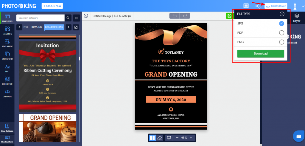 Download Invitation Templates