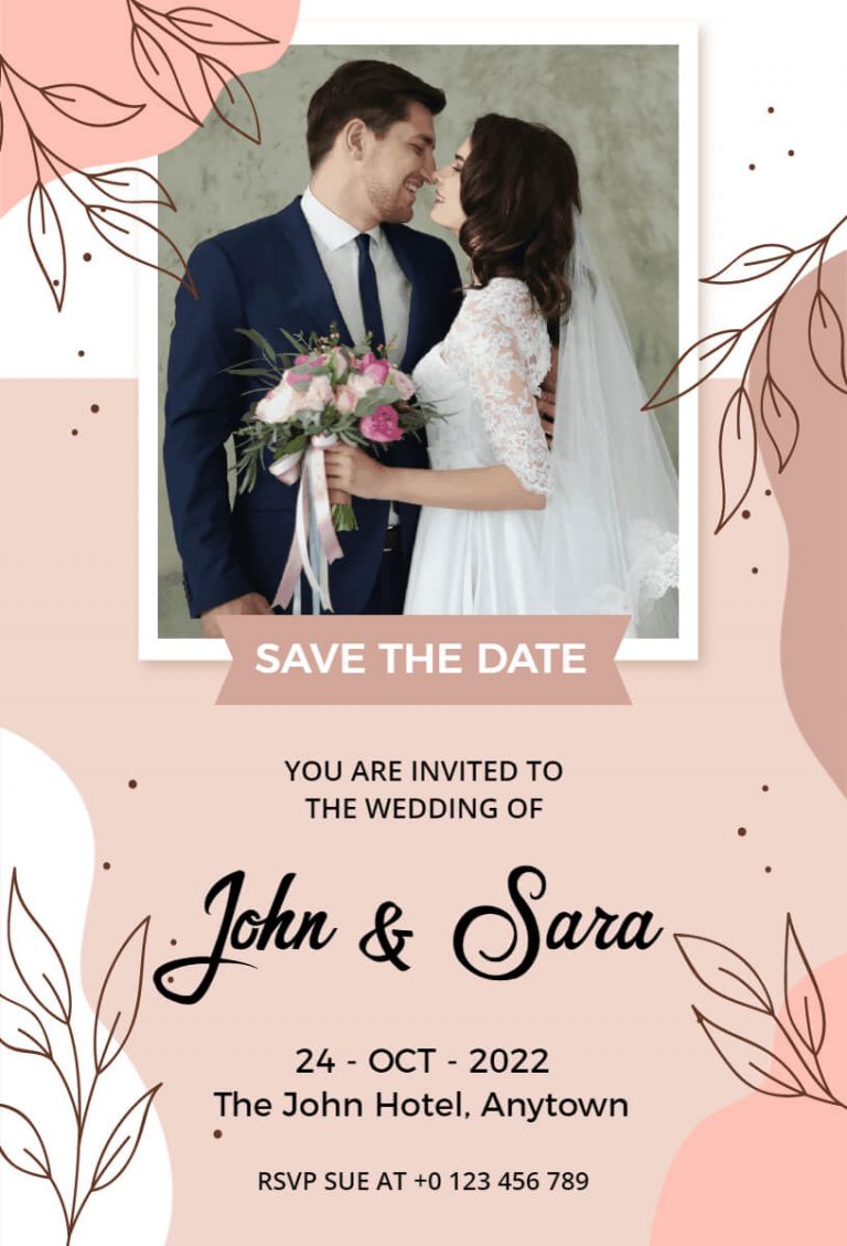 Creative Save The Date Invitation Design Ideas