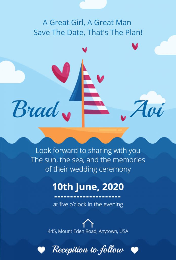Unique save the date templates