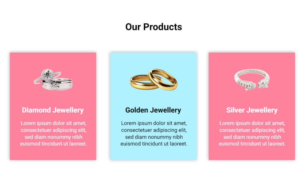 jewelry designs presentation template