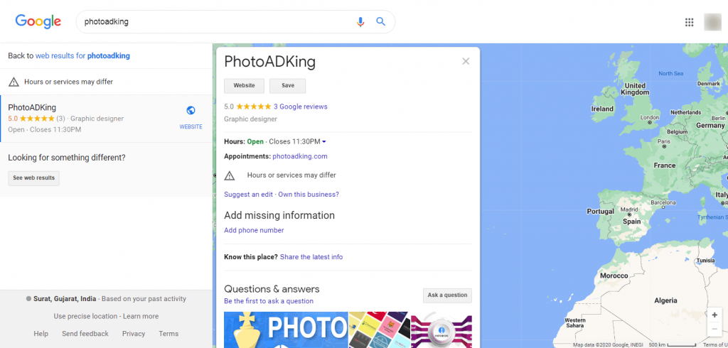 Photoadking Google Searches