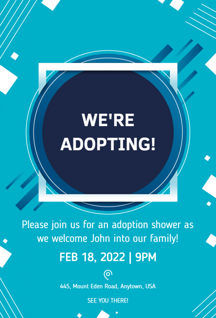 Announcement flyer examples