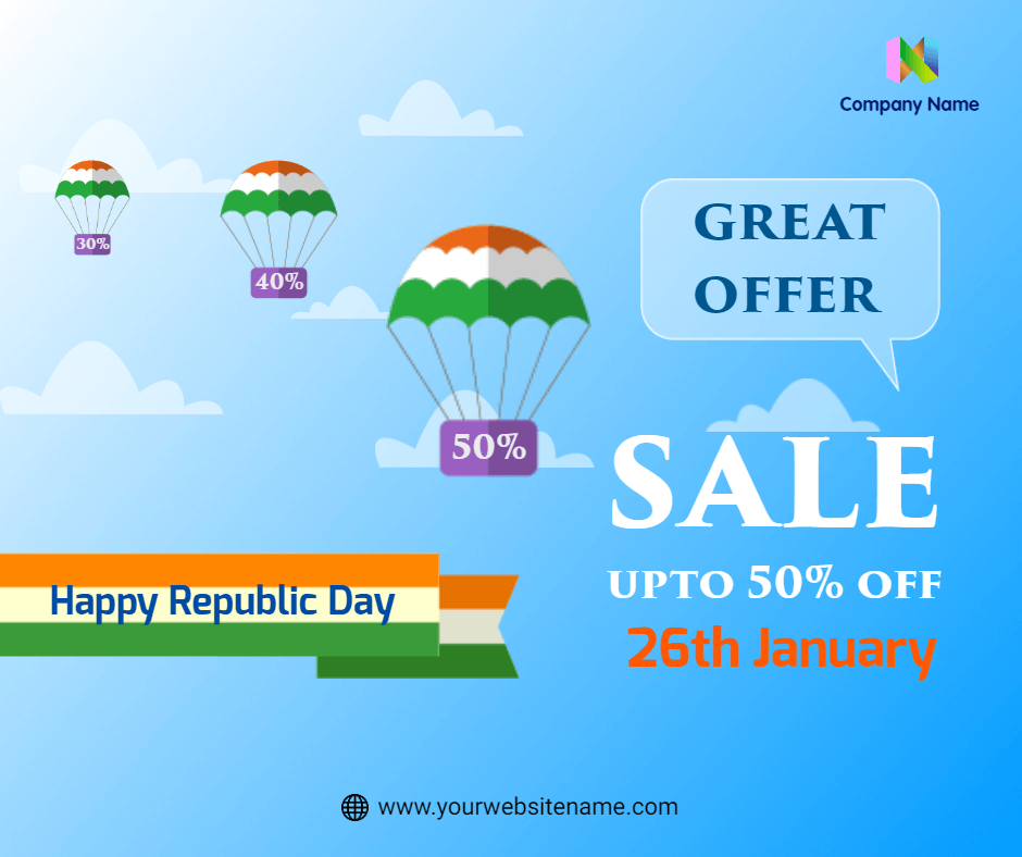 Republic Day Offer Template ideas