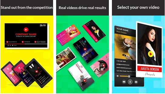 Digital Video Business Card Maker app image
