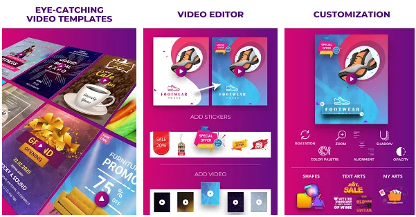 Video Flyers - Flyer Maker, Make Poster, Video Ads app image