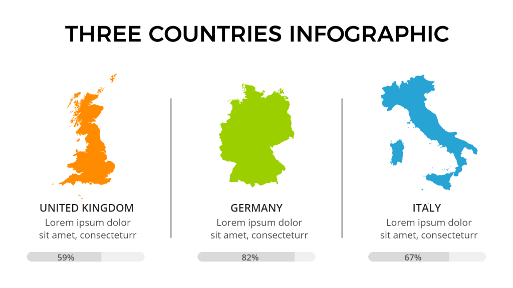 how to make a country Infographic template