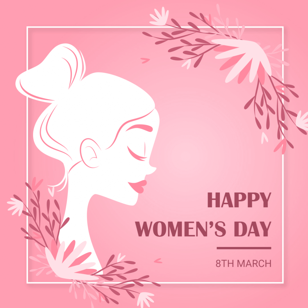 happy women's day design template