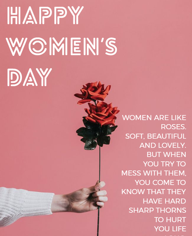 happy women's day design template