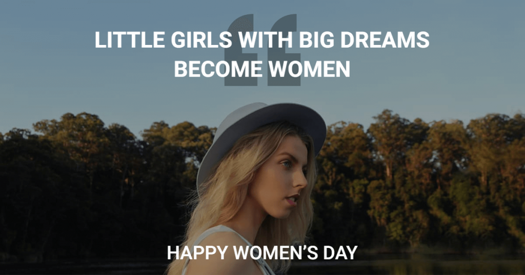 women's day facebook post template