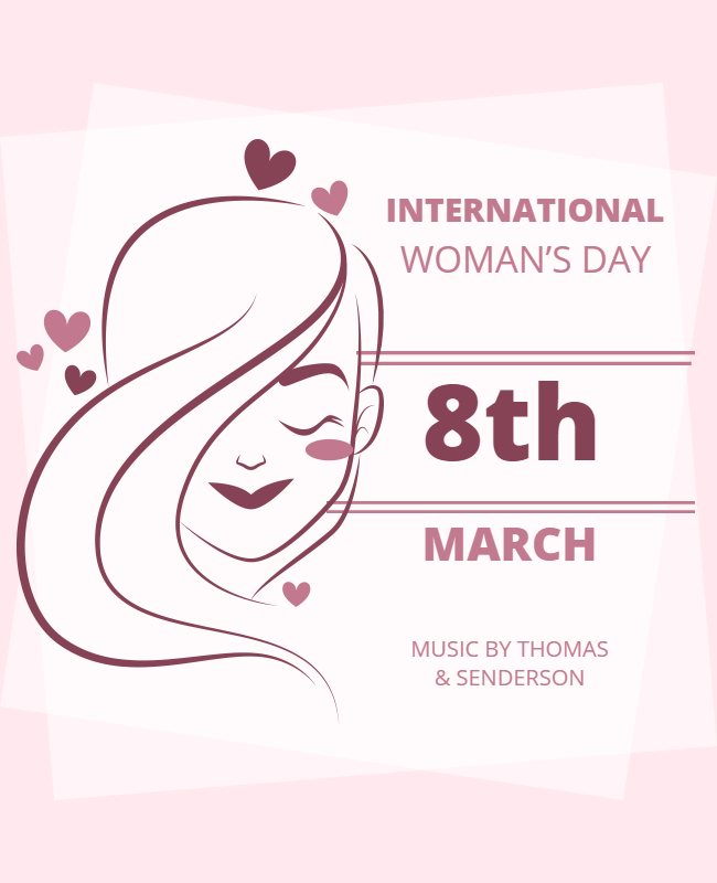 women's day invitation template example