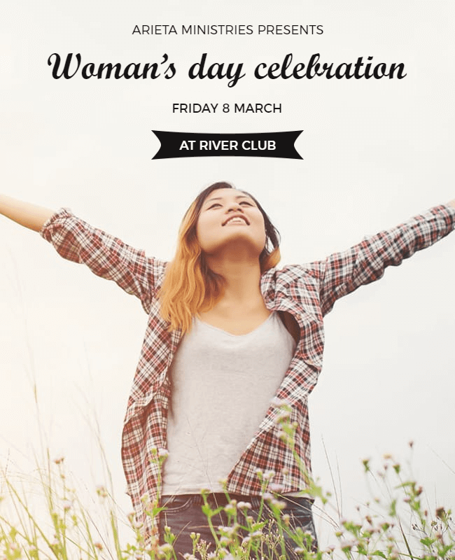 women's day celebration example template