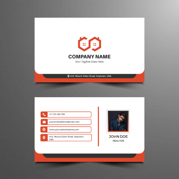 real estate business card idea