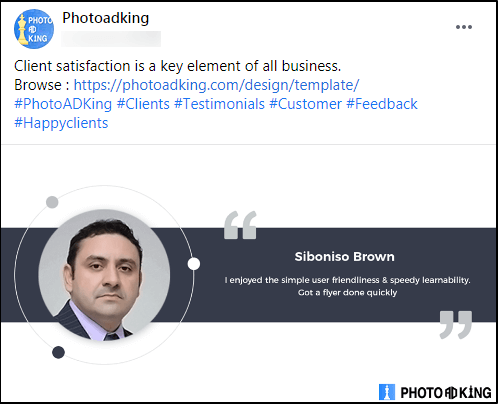 PhotoADKing client review