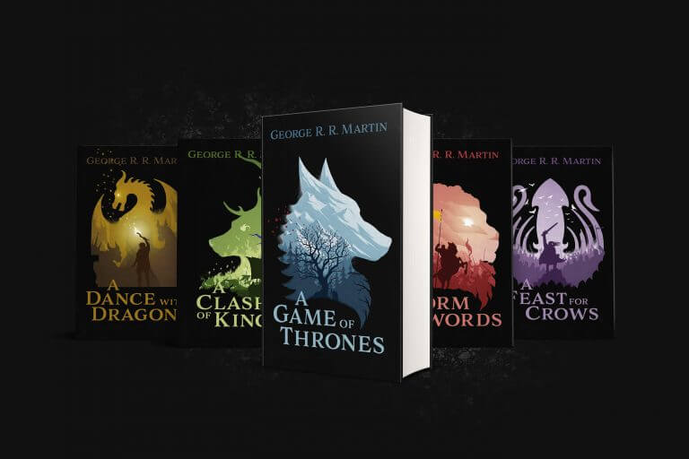 Book cover of Game of Thrones via Behance