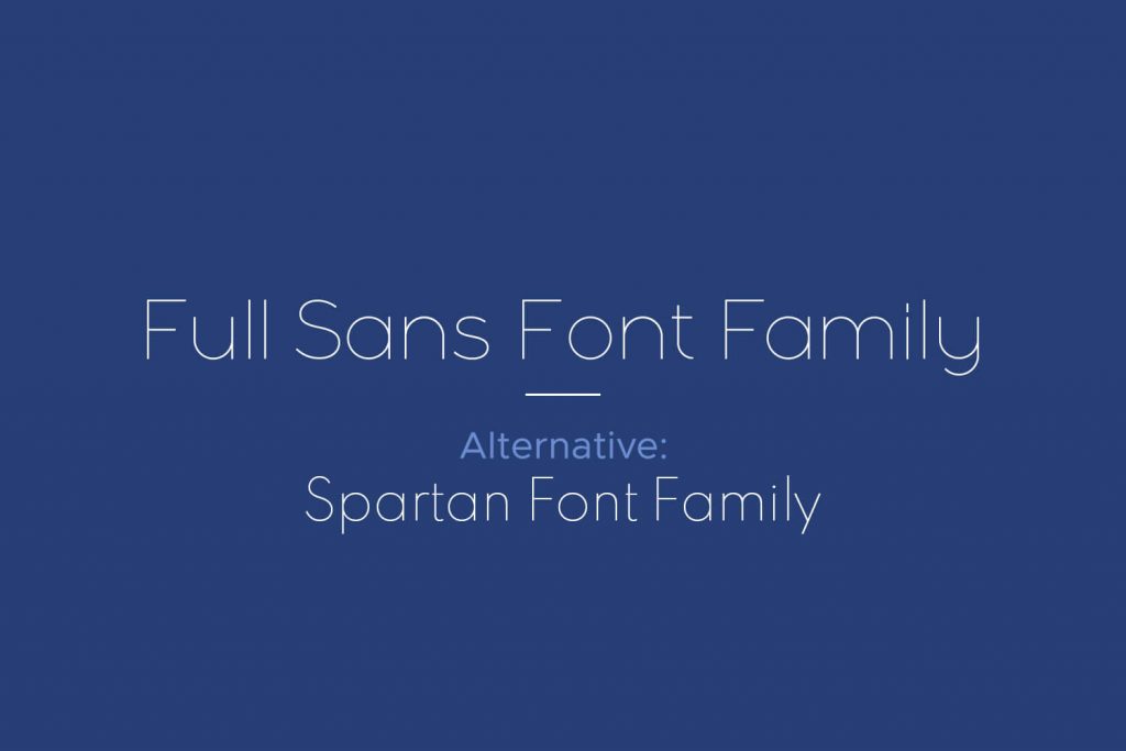 full sans font family