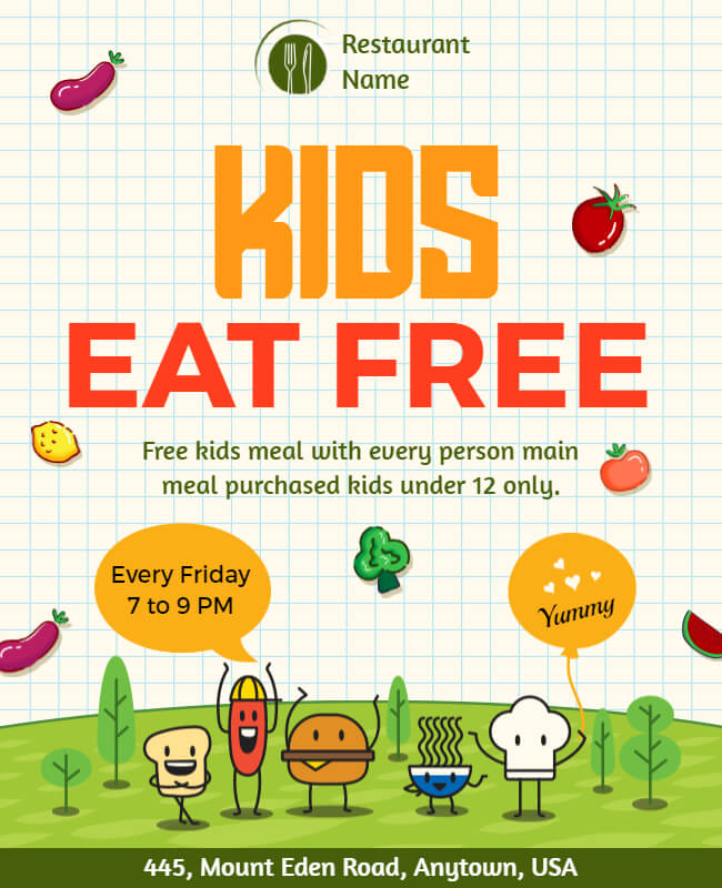 kids menu