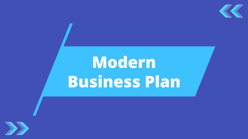 modern business plan presentation