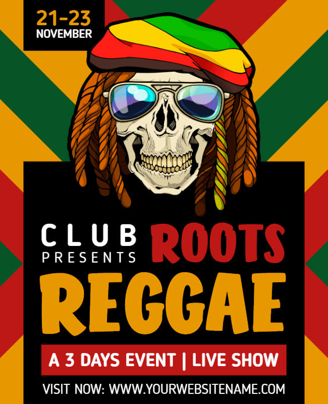 reggae flyer