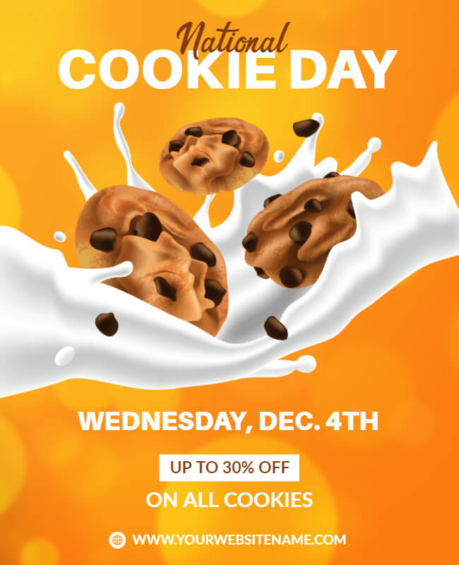 Cookie Day Flyer Template
