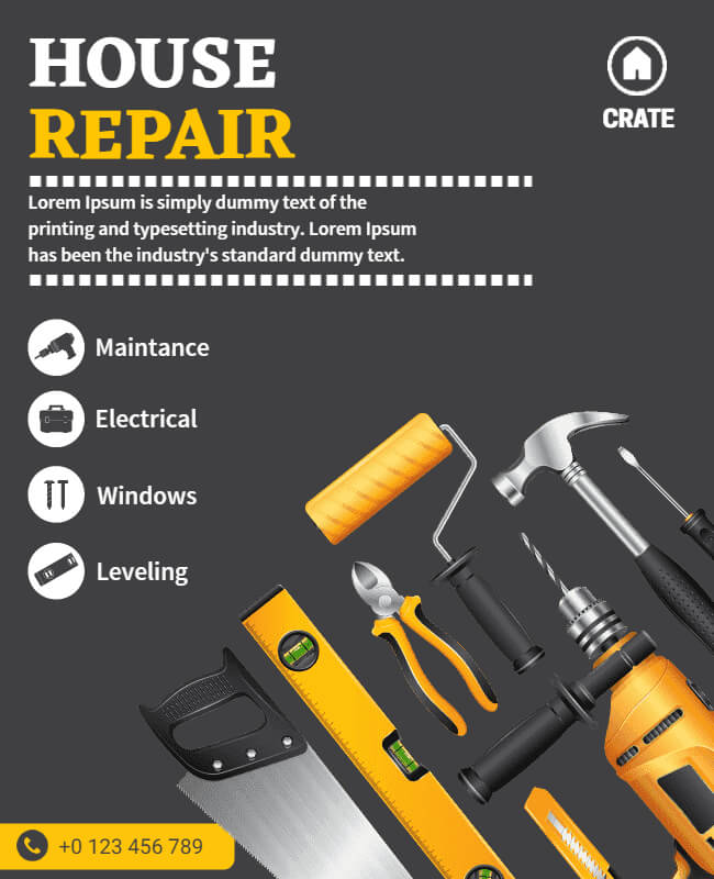 house repair flyer