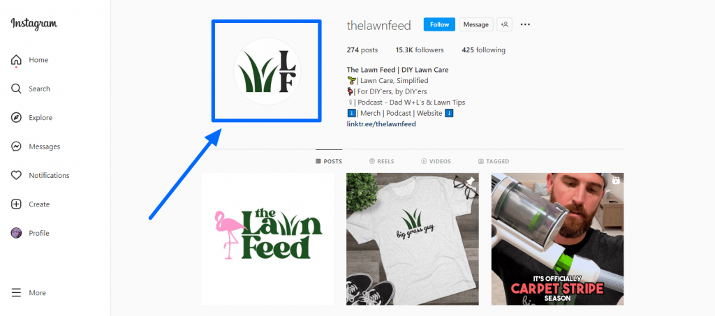 The Lawn Feed | DIY Lawn Care
Instagram screenshot
