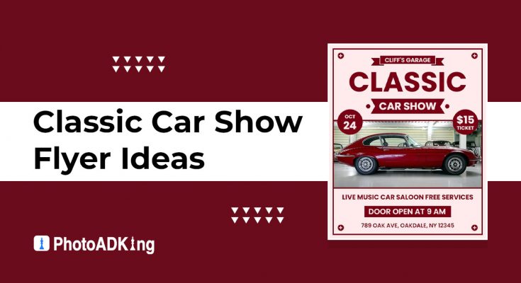 classic car show flyer ideas