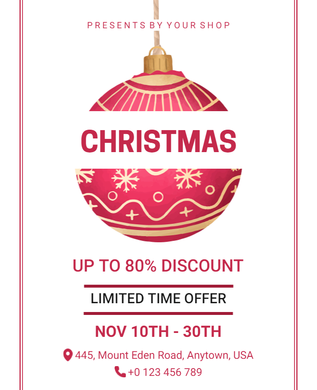 Christmas Offer Poster idea