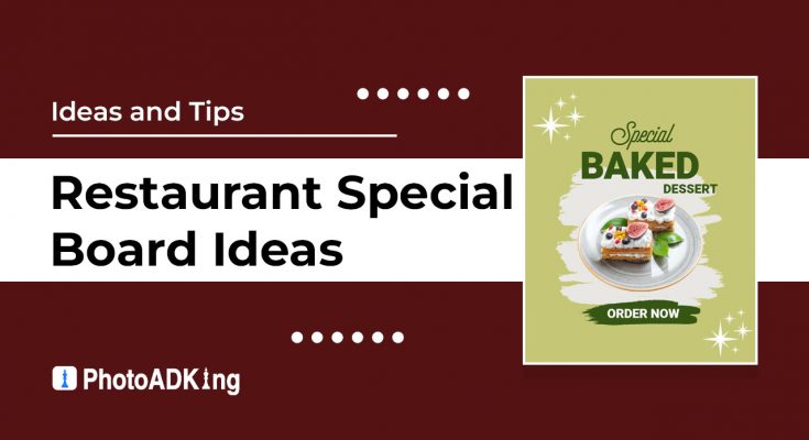 restaurant special board ideas