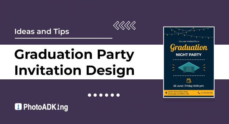 graduation party invitation design ides & examples