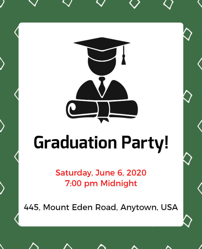 Invitation for graduation party idea