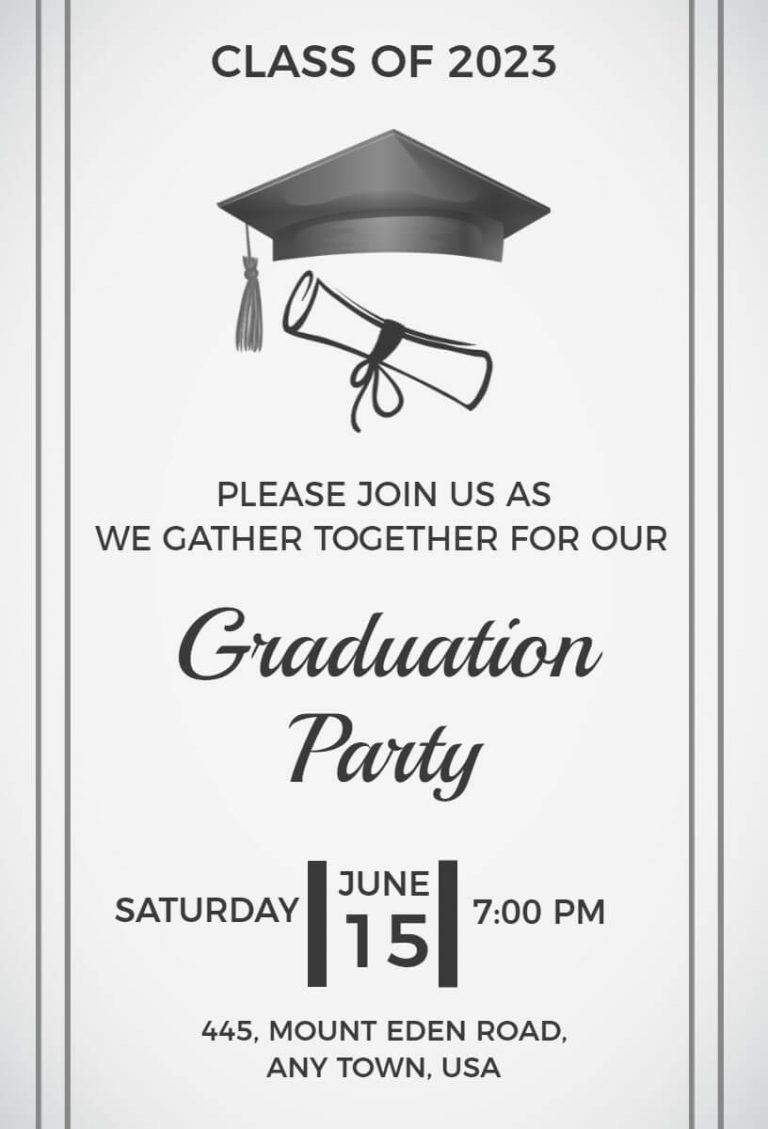 Graduation Party Invitation Ideas & Examples