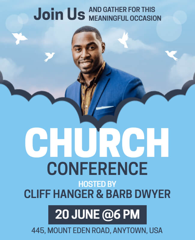 church conference flyer