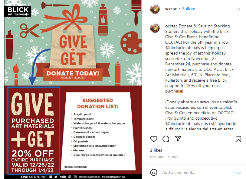fundraising reward flyer example