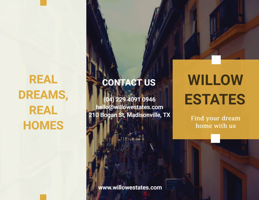 Real Estate Brochure Design Ideas